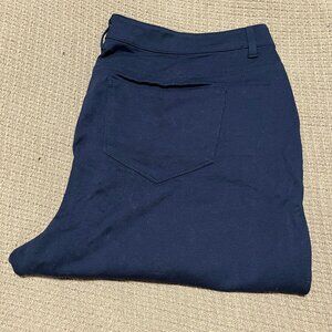Blue CJ Banks Signature Slimming Stretch Dress Pants--Size 18W
